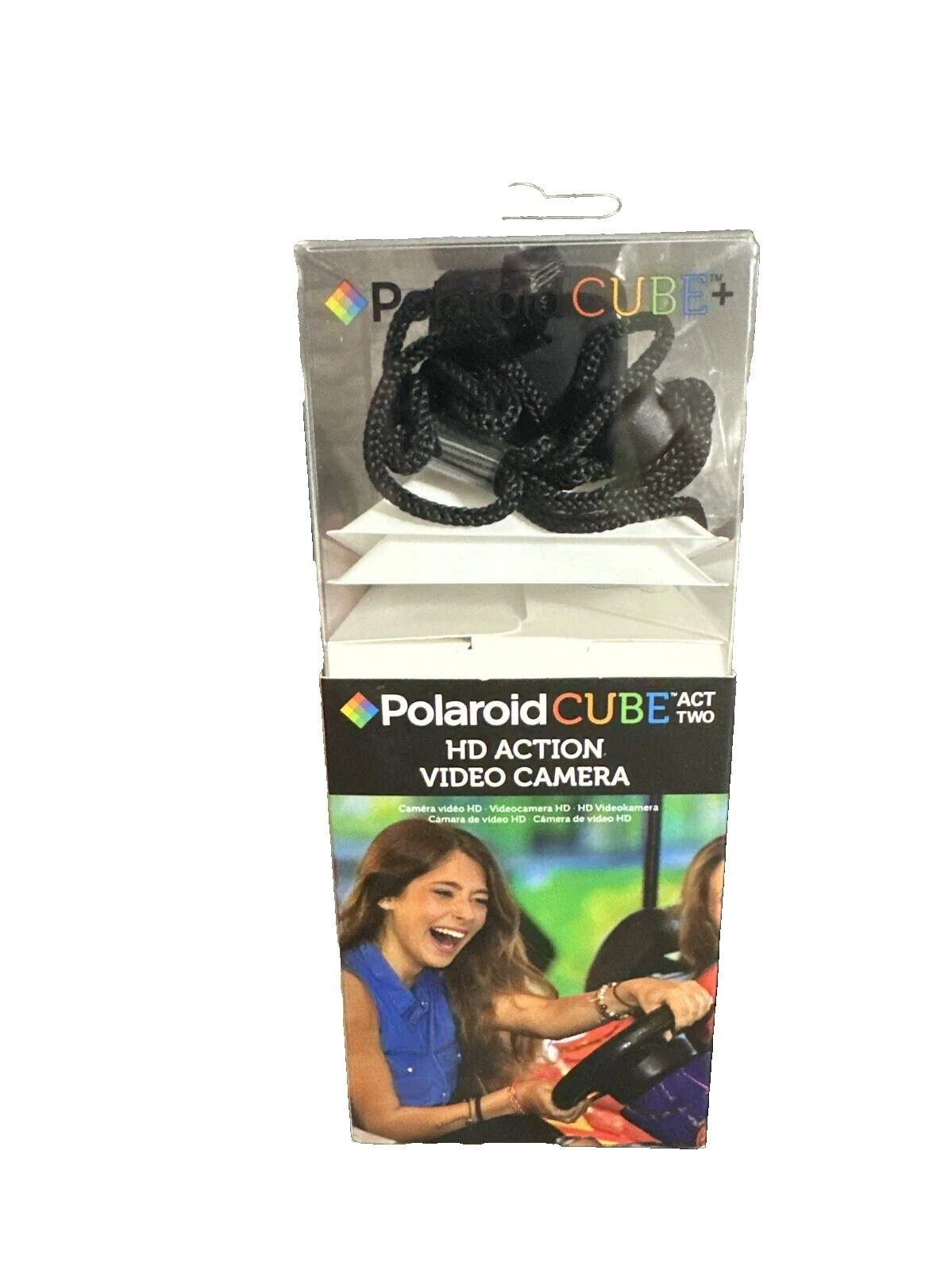 Capacete Preto Polaroid/filmadoras de ação