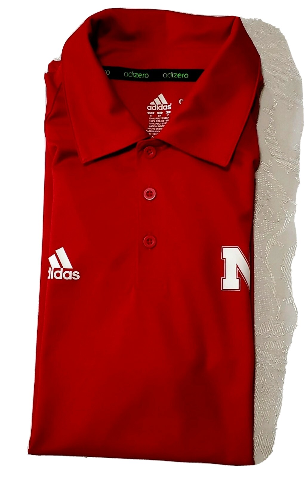 nebraska adidas polo