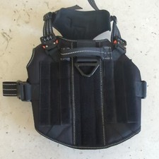 ICEFANG Tactical Dog Harness ,M Size, Metal Buckle,Working Dog MOLLE Vest