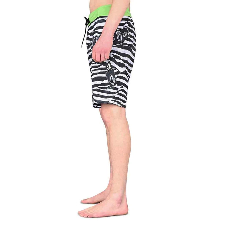 Volcom Lido Estampado Mod 50.8cm Bañador - Verde Eléctrico - Imagen 3 de 4