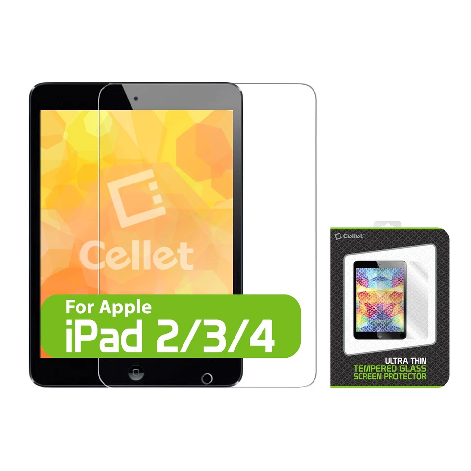 Premium Tempered Glass Screen Protector 9H for iPad 2/3/4 - Image 2 of 4