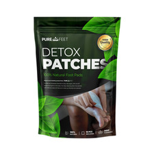 Pure Feet Detox Cleansing Foot Pads to Remove Toxins Premium Deep 10 patches