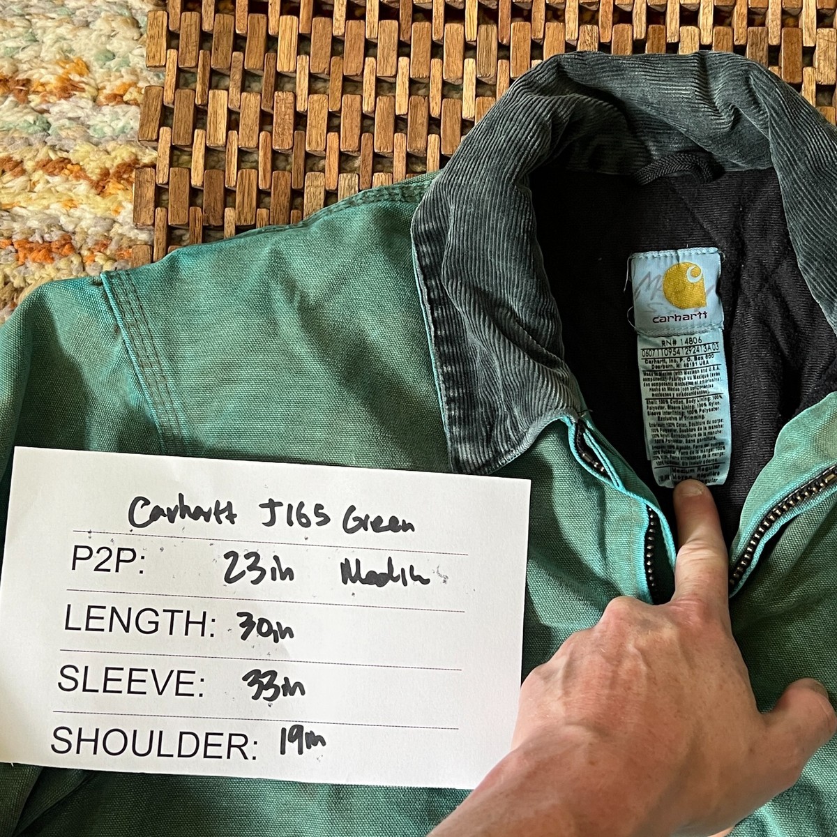 Carhartt ミリタリージャケット オリーブグリーン j165 MOS Carhartt