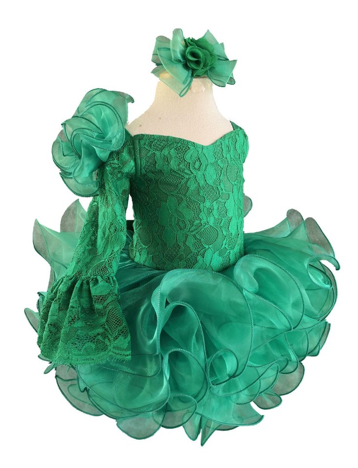 Jenniferwu Baby Girl Pageant Dress Handmade Beaded Dress Toddler