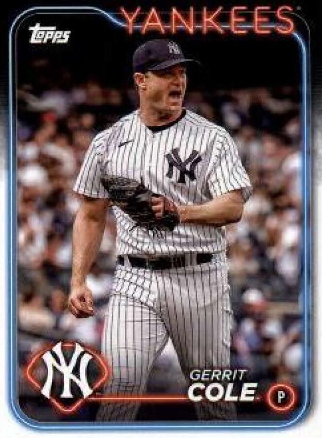 2024 Topps New York Yankees - Gerrit Cole #NYY-4 - 1 of 1