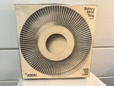FOCAL Rotary Slide Tray Black 100 2x2 Slides - Brand New