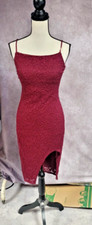 Honey and Rosie Women's Prom Dress. Size Small. Color Maroon.  Fully Lined.