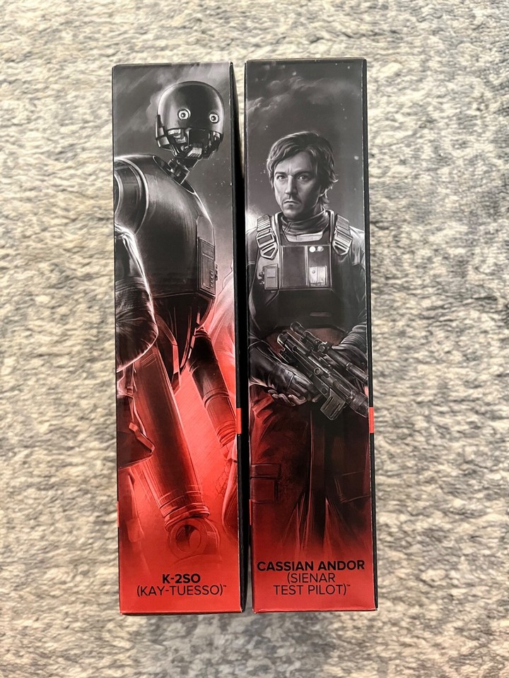 STAR WARS: THE BLACK SERIES action figures ANDOR K-2SO #11 + Cassian ...