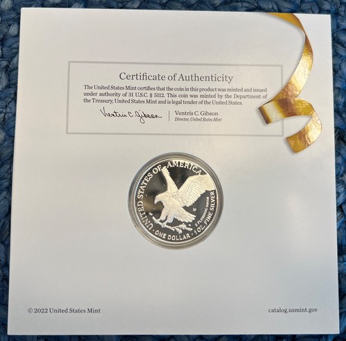 2023 Congratulations Set with 2023-W Proof American Silver Eagle 23RF Ships Free - Picture 4 of 6