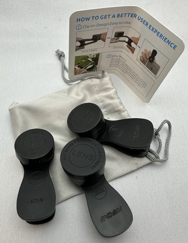 Mpow Lens V1 Kit 3 Clip On Phone Lens Macro Wide Angle Fish Eye - 第 4/8 張圖片