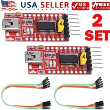 2 SET FT232RL 3.3V 5.5V FTDI USB to TTL Serial Adapter Module Mini Port NEW