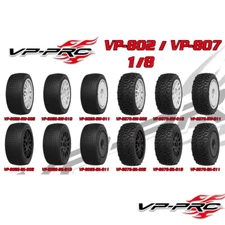 VP-PRO New 1/8 buggy  Entertainment Tires (pack of four sticky) VP-807G