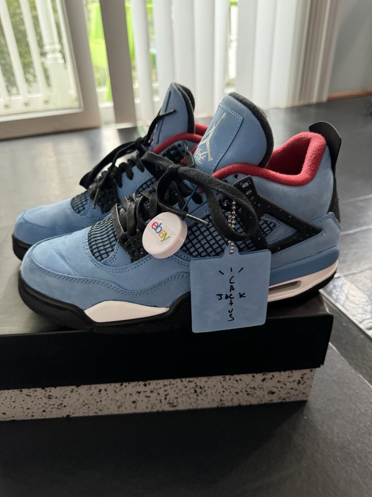 Size 9 - Jordan 4 Retro x Travis Scott Mid Cactus Jack eBay authentication