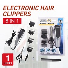 Mens Hair Clippers Beard Trimmer Electric Shaver Nose Haircut Grooming Kit Set
