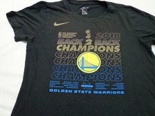 Nike NBA Golden State Warriors Back to Back 2018 Champs Women's Small  FLAW