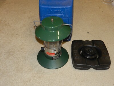 Coleman Model 5107 Single Mantle Propane Gas Lantern Made In USA W/ HARD CASE