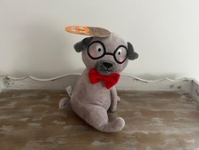 ZOON Dog Toy Percy Pug Playpal Squeaker Soft Feel New Lovely Lil Toy for Pug