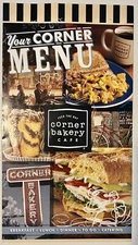 Corner Bakery Cafe 2009 Menu Collectible Dining
