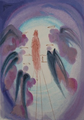 Salvador DALI: PARADIES 24, Originale Gravur, Göttliche Komödie, 1960