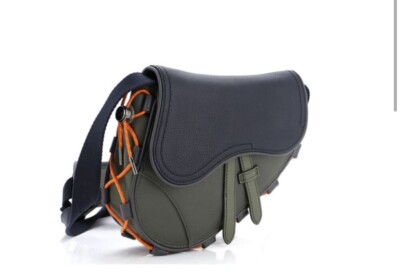 Christian Dior x Sacai Saddle Crossbody Bag Technical Fabric and