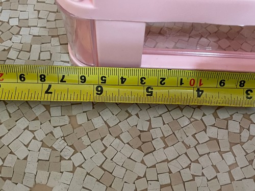 Caja de almacenamiento de papelería con cajón de conejo lindo rosa organizador de maquillaje de escritorio - Imagen 9 de 15