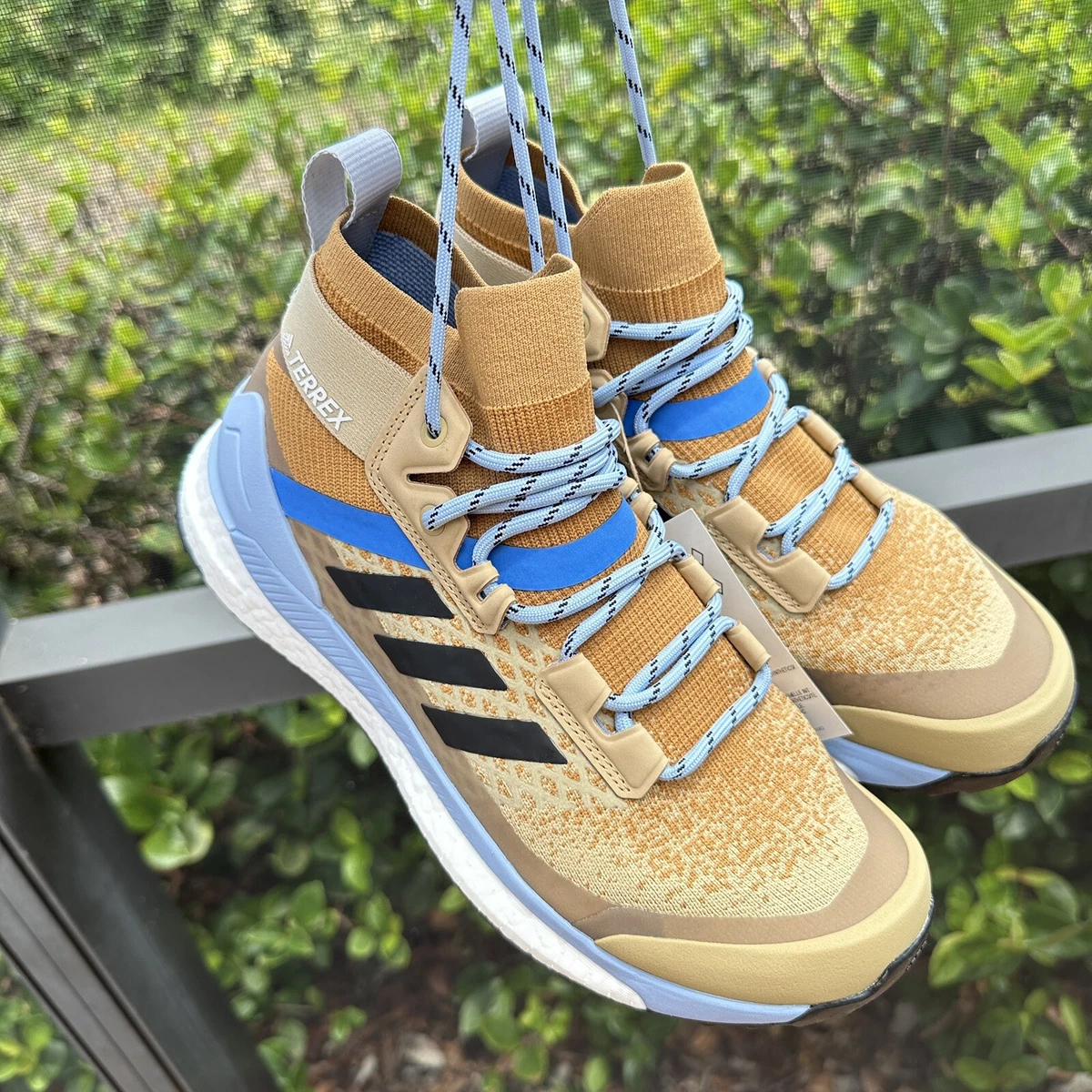 Adidas Terrex Free Hiker Primeblue Beige Tone Ambient Sky Women s Shoes FZ2970