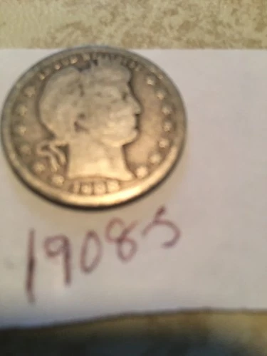 1908 s barber quarter good