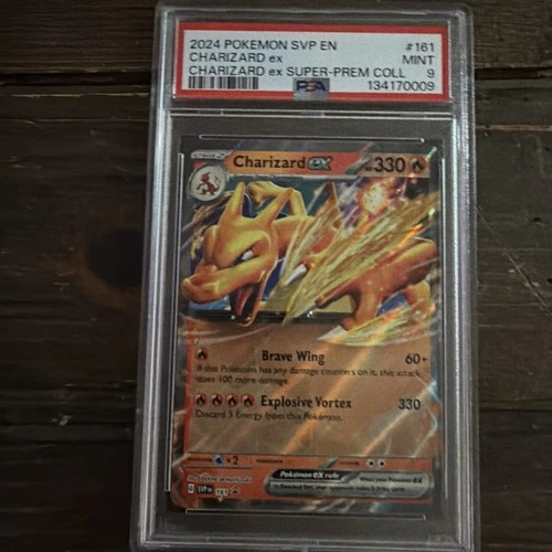 2024 POKEMON SVP EN-SV BLACK STAR PROMO #161 CHARIZARD EX PSA 9