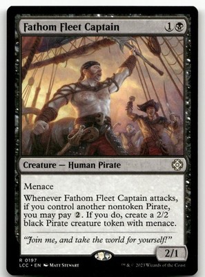 Fathom Fleet Captain #197 (NM) Lost Caverns of Ixalan LCC Magic MTG