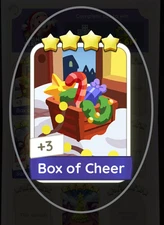 Box of Cheer ⭐⭐⭐⭐  MONOPOLY Go ⚡️⚡️INSTANT SHIPPING Set:21-1