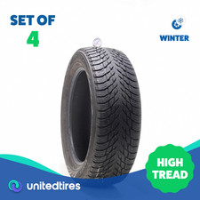 Set Of 4 Used 23555r19 Nokian Hakkapeliitta R3 Suv 105r - 8.5-1032