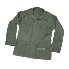 Replica Vietnam US Army Coat Shirt US Olive Green 107 Tropical Jungle Jacket Top