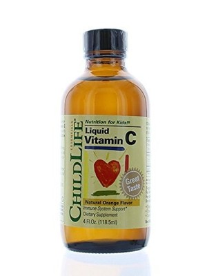 ChildLife Liquid Vitamin C Orange Flavor Dietary Supplement 4 fl oz Pack of 3