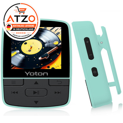 Yoton MP3-Player Bluetooth 5.2 HiFi Klangqualität FM Radio Sprachaufnahme 12