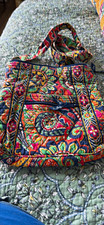 Vera Bradley Multicolor Paisley Crossbody Bag Zip Closure Detachable Strap