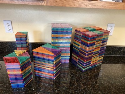 630 Magna Tiles Bulk Lot - Picasso Tiles - HUGE Lot!