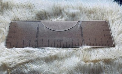 Thick Acrylic Align Ruler for Design Placements with Precision Measurement Tool