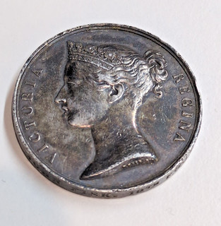 VICTORIA PUNJAB MEDAL 1849 JOHN FISK SILVER BRITISH ARMY MILITARY UK SILVER