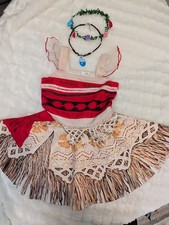 Moana Dress With Accessories 6T
