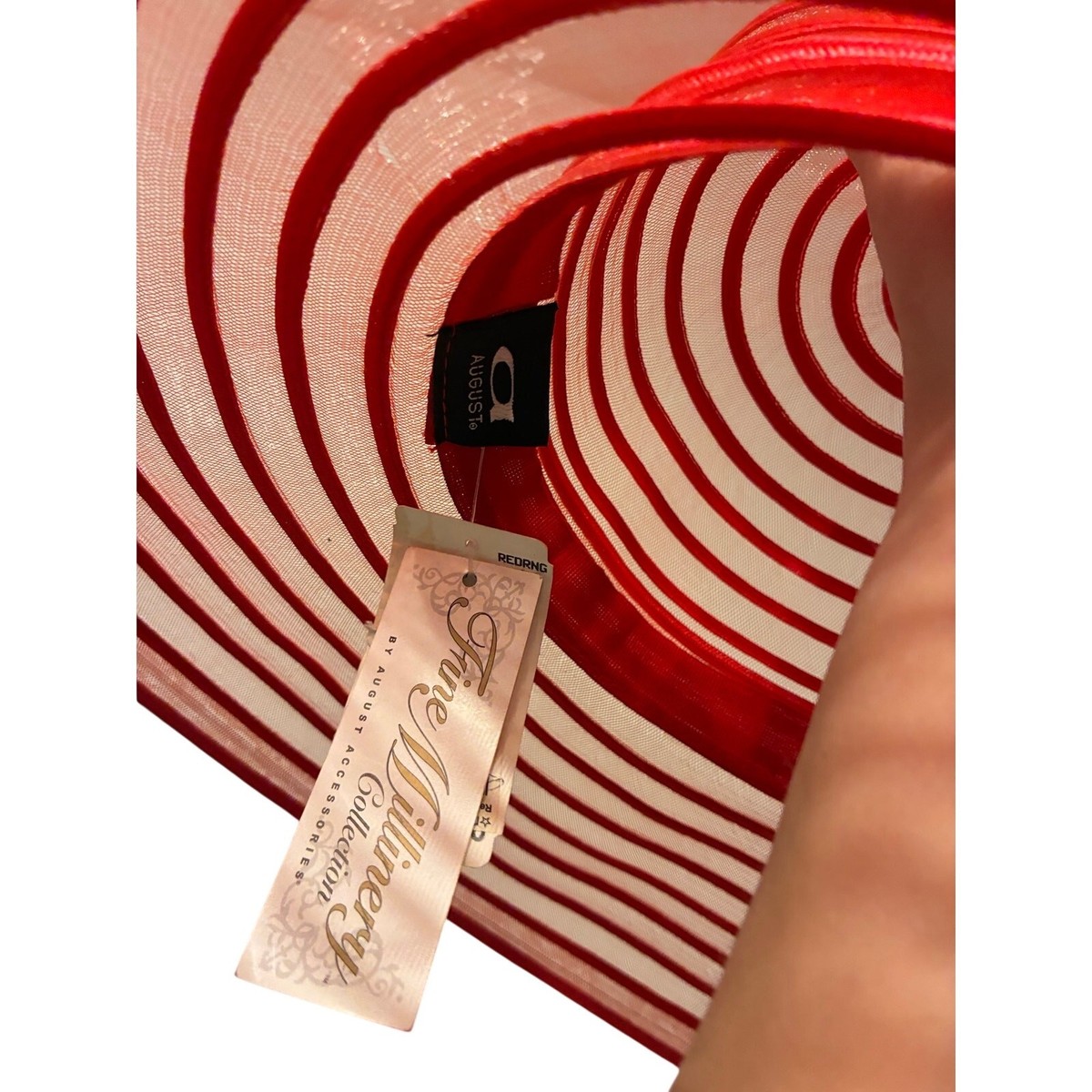 NWT August Accessories Vintage Deadstock Red Kentucky Derby  display picture 1