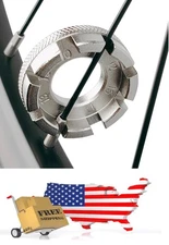 Bikersay 8-Way Bike Spoke Wrench Rim Adjuster Tool for Bicycle Wheel Repair