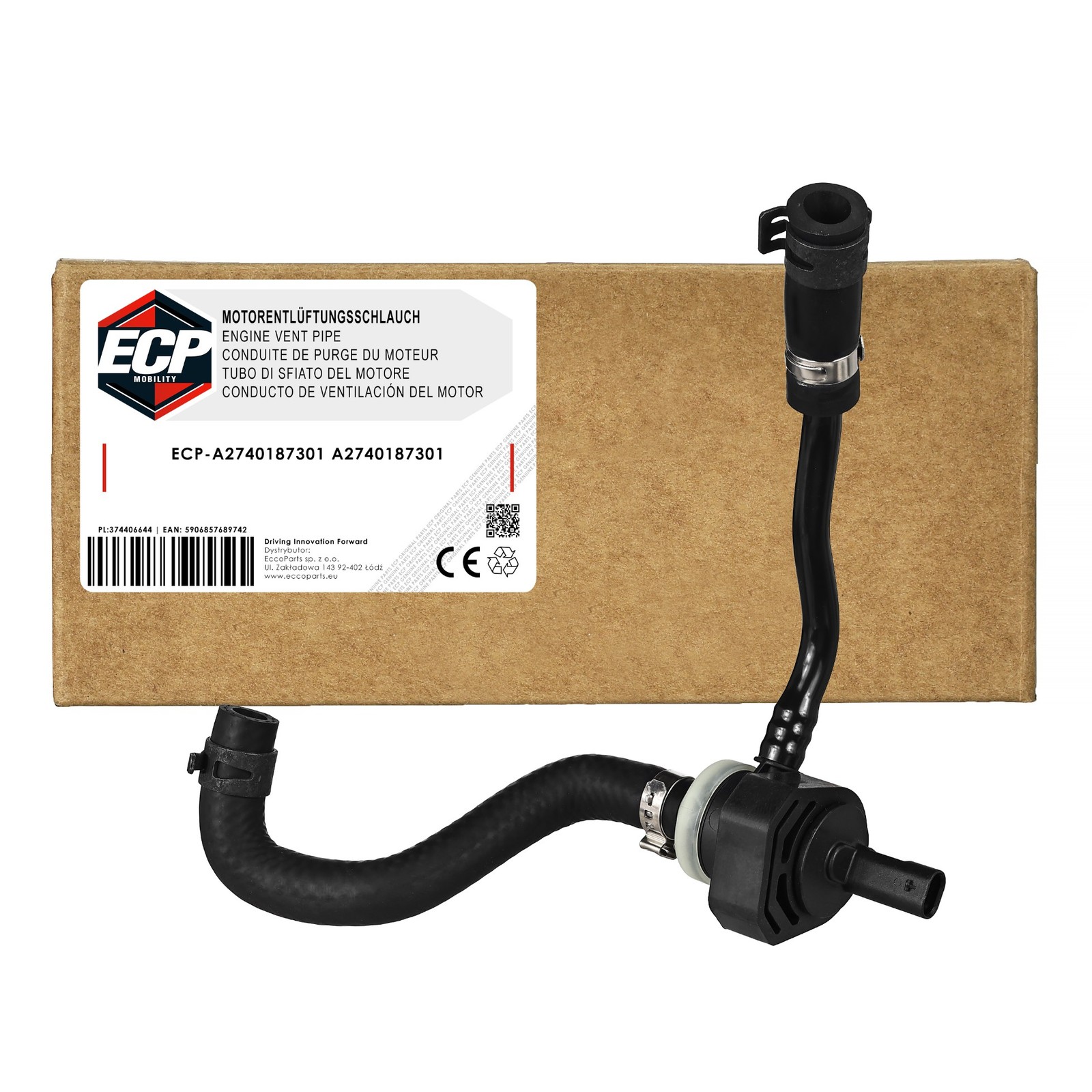Tuyau de purge A2740187301 Mercedes W213 pour stopper les fuites d'huile