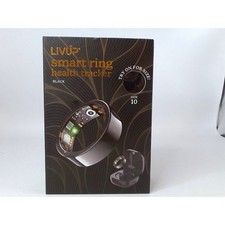 Livup - Smart Ring Health Tracker, Black, Size 10, BRAND NEW IN BOX