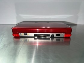 Nintendo 3DS Console Metallic Red w/ Game, Car + Base Chargers, and Accessories