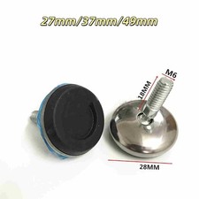 Thread Adjustable Table Feet Swivel Furniture Dia 27mm/37mm/49mm Stainless Steel