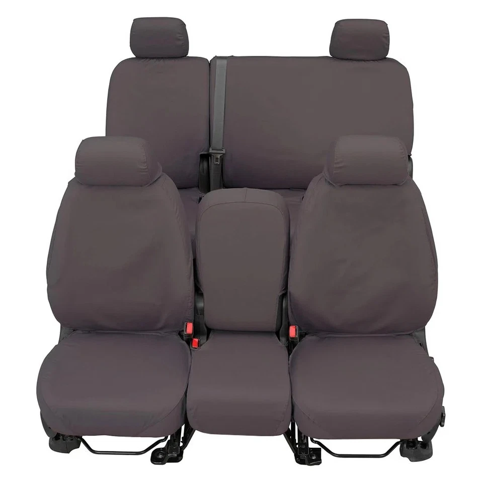 For Toyota FJ Cruiser 07-11 SeatSaver Polycotton 2nd Row Gray Custom Seat Covers Foto 2 de 4