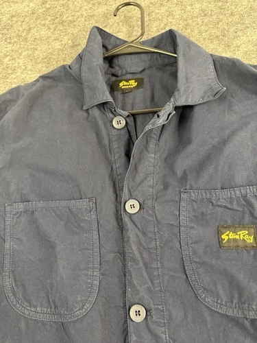 Stan Ray Coverall Jacket Mens XS Small Barn Work Coat Button Up Shirt Twill N87 image 3