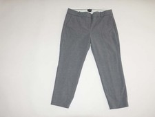 J. Crew Women's Cameron Slim Cropped Pants Size 16 Gray High Rise 26" Inseam