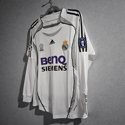 001 - R. Madrid 06/07 Home UEFA - White - Beckham #23 - Large (Run