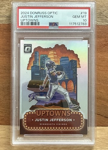 2024 Panini Donruss Optic - Uptowns Justin Jefferson PSA 10!!!
